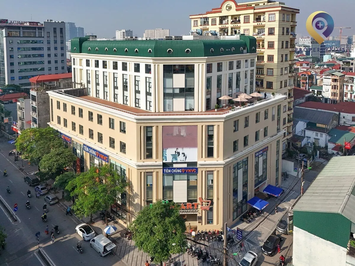 Toàn cảnh tòa nhà The Rosary tại Tây Hồ, Hà Nội do Property Plus cung cấp